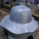 ancien moule industriel a chapeau en fonte d'alu
