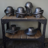 antique industrial metal hat mold 1