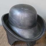 antique industrial metal hat mold 1