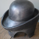 antique industrial metal hat mold 1