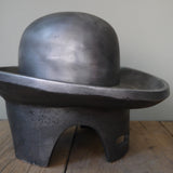 antique industrial metal hat mold 2