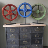 ancien meuble console 12 casiers industriel a clapet Roneo 1940 plateau chene massif