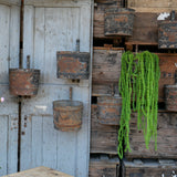 Old industrial bucket waterwheel