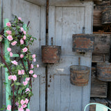 Old industrial bucket waterwheel