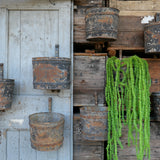 Old industrial bucket waterwheel