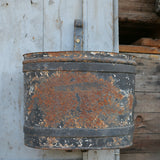 Old industrial bucket waterwheel