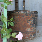 Old industrial bucket waterwheel