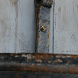 Old industrial bucket waterwheel