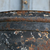 Old industrial bucket waterwheel