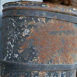 Old industrial bucket waterwheel