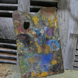 Ancienne palette de peintre