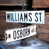 crossroad road signs USA