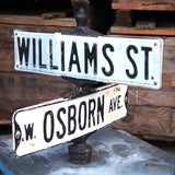 crossroad road signs USA