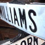crossroad road signs USA