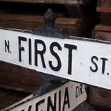 crossroad road signs USA