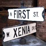 crossroad road signs USA