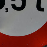 old Swiss 3t5 road sign
