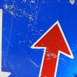 ancien panneau de signalisation Suisse voie prioritaire