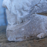 Buste en platre de Pasteur , medecine