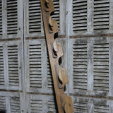 grand porte manteau en bois 5 pateres