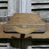 grand porte manteau en bois 5 pateres