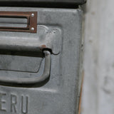 stackable metal crate from a workshop
