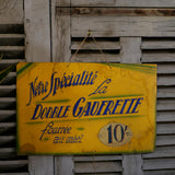 ancienne publicité carton double gaufrette