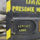 Aircraft ammunition/weapon loading metal plate