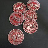 lot of 6 plates from a Sinsard Fournier cider brewery in Mereville lot 1