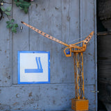 Enamel sign for a Russian factory
