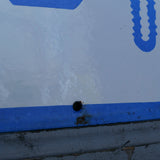 Plaque emaillee signalitique usine russe