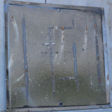 Plaque emaillee signalitique usine russe