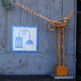Enamel sign for a Russian factory