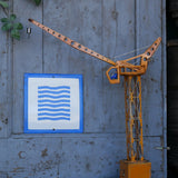 Plaque emaillee signalitique usine russe