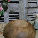 grand plat rond creux en bois