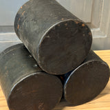 Ancien rangement d'atelier en métal - porte outils triple compartiment - déco industrielle