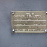 projecteur cinema MCALISTER des studios Hollywood Californie  pied roulettes