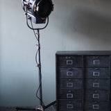 Vintage Hollywood Richardson cinema projector, 1930s/40s, with tripod and wheels