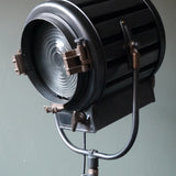 Vintage Hollywood Richardson cinema projector, 1930s/40s, with tripod and wheels