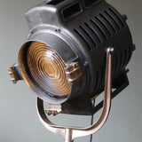 Rare vintage Hollywood Richardson cinema projector from the 1930s/40s, tripod stand, rack and pinion mechanism