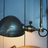 Rare OC White Industrial Wall-Mounted Sconce Lamp