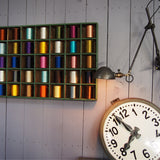 Rare OC White Industrial Wall-Mounted Sconce Lamp