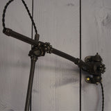 Rare OC White Industrial Wall-Mounted Sconce Lamp