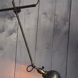 Rare OC White Industrial Wall-Mounted Sconce Lamp