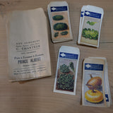 lot varié de 388 anciens sachets de graines
