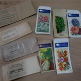 lot varié de 388 anciens sachets de graines