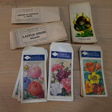 lot varié de 388 anciens sachets de graines