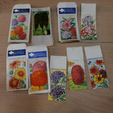 lot varié de 388 anciens sachets de graines