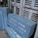 1 ancienne caisse bois scaphandre Cousteau Gagnan