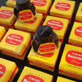 encre Waterman rouge stock vintage